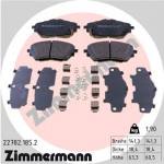 ZIMMERMANN Bremsbelagsatz, Scheibenbremse