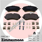 ZIMMERMANN Bremsbelagsatz, Scheibenbremse