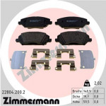 ZIMMERMANN Bremsbelagsatz, Scheibenbremse
