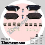 ZIMMERMANN Bremsbelagsatz, Scheibenbremse