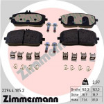 ZIMMERMANN Bremsbelagsatz, Scheibenbremse