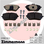 ZIMMERMANN Bremsbelagsatz, Scheibenbremse