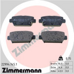ZIMMERMANN Bremsbelagsatz, Scheibenbremse