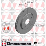 ZIMMERMANN Bremsscheibe