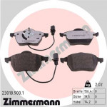 ZIMMERMANN Bremsbelagsatz, Scheibenbremse