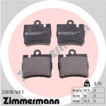 ZIMMERMANN Bremsbelagsatz, Scheibenbremse