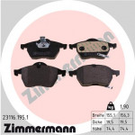 ZIMMERMANN Bremsbelagsatz, Scheibenbremse