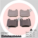 ZIMMERMANN Bremsbelagsatz, Scheibenbremse