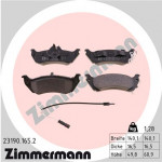 ZIMMERMANN Bremsbelagsatz, Scheibenbremse
