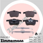 ZIMMERMANN Bremsbelagsatz, Scheibenbremse