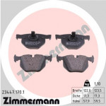 ZIMMERMANN Bremsbelagsatz, Scheibenbremse