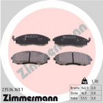 ZIMMERMANN Bremsbelagsatz, Scheibenbremse