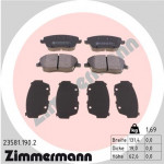 ZIMMERMANN Bremsbelagsatz, Scheibenbremse