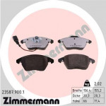 ZIMMERMANN Bremsbelagsatz, Scheibenbremse