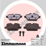 ZIMMERMANN Bremsbelagsatz, Scheibenbremse
