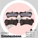 ZIMMERMANN Bremsbelagsatz, Scheibenbremse