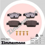 ZIMMERMANN Bremsbelagsatz, Scheibenbremse