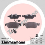 ZIMMERMANN Bremsbelagsatz, Scheibenbremse