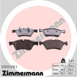 ZIMMERMANN Bremsbelagsatz, Scheibenbremse