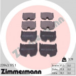 ZIMMERMANN Bremsbelagsatz, Scheibenbremse
