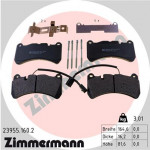 ZIMMERMANN Bremsbelagsatz, Scheibenbremse