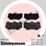 ZIMMERMANN Bremsbelagsatz, Scheibenbremse