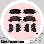 ZIMMERMANN Bremsbelagsatz, Scheibenbremse