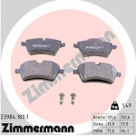ZIMMERMANN Bremsbelagsatz, Scheibenbremse
