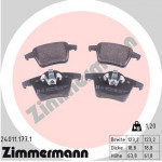 ZIMMERMANN Bremsbelagsatz, Scheibenbremse