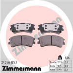 ZIMMERMANN Bremsbelagsatz, Scheibenbremse