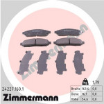 ZIMMERMANN Bremsbelagsatz, Scheibenbremse