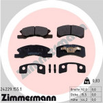 ZIMMERMANN Bremsbelagsatz, Scheibenbremse