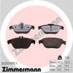 ZIMMERMANN Bremsbelagsatz, Scheibenbremse