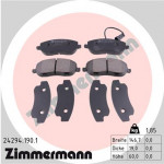 ZIMMERMANN Bremsbelagsatz, Scheibenbremse