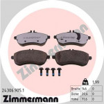 ZIMMERMANN Bremsbelagsatz, Scheibenbremse
