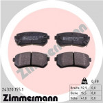 ZIMMERMANN Bremsbelagsatz, Scheibenbremse