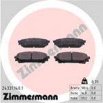 ZIMMERMANN Bremsbelagsatz, Scheibenbremse
