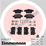ZIMMERMANN Bremsbelagsatz, Scheibenbremse
