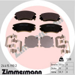 ZIMMERMANN Bremsbelagsatz, Scheibenbremse