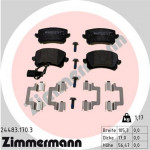 ZIMMERMANN Bremsbelagsatz, Scheibenbremse