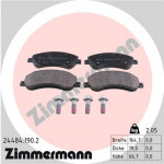 ZIMMERMANN Bremsbelagsatz, Scheibenbremse