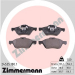ZIMMERMANN Bremsbelagsatz, Scheibenbremse