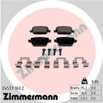 ZIMMERMANN Bremsbelagsatz, Scheibenbremse