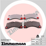 ZIMMERMANN Bremsbelagsatz, Scheibenbremse