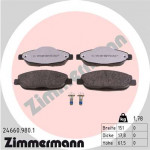 ZIMMERMANN Bremsbelagsatz, Scheibenbremse