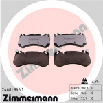 ZIMMERMANN Bremsbelagsatz, Scheibenbremse