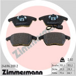 ZIMMERMANN Bremsbelagsatz, Scheibenbremse