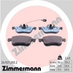 ZIMMERMANN Bremsbelagsatz, Scheibenbremse