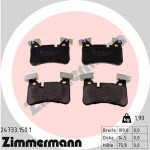 ZIMMERMANN Bremsbelagsatz, Scheibenbremse