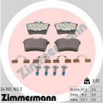 ZIMMERMANN Bremsbelagsatz, Scheibenbremse